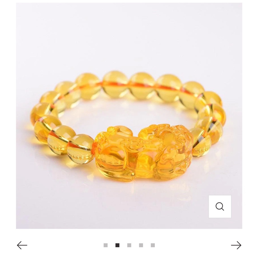 Feng shui bracelet the citrine  bracelet one unisex